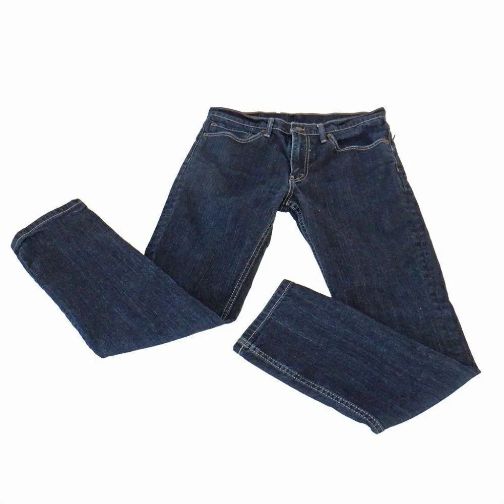Levis 511 dark blue wash slim leg jeans sz 34